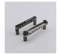 Puente guitarra eléctrica 1 Conjunto De 7- String Tune-O- Matic Puente De Guitarra Eléctrica Y Accesorios De Guitarra De Cola (Color : Bridge Tailpiece BN)