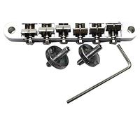 Puente guitarra eléctrica Adecuado para Gibson Les Paul LP SG ES EPI 6- String Puente de guitarra eléctrica, con reemplazo de agujero poste (Color : Chrome)