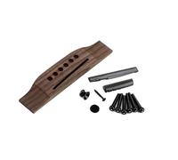 Puente Guitarra Folclórica PIN PIN NUT NUT WOOD ACOUStic Guitar Bridge Para Folk 6 Cuerdas Parte Reemplazo Guitarra Duradera