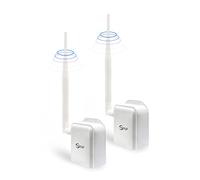 Puente inalámbrico de larga distancia WiFi 2,4 G, soporta 800 m al aire libre, adecuado para sistemas de seguridad y cámaras