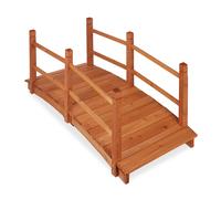 Puente jardin 150 kg puente decorativo puente de madera puente curvo 11,3 kg