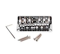 Puente para guitarra eléctrica de 6 cuerdas con llave inglesa y tornillos, sillín de rodillo, parte dura fija, piezas de sillín duraderas, tornillos de repuesto