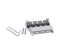 Puente portátil de 4 cuerdas para bajo con llave de tornillo, pieza de repuesto para guitarra, herramienta de reparación de aleación de aluminio