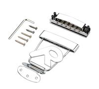 Puente Portero Guitarra Puente Trapeze Trapeze Guitarra 6 Correas Con Cubiertas Puentes Y Placa Base Fácil Instalar