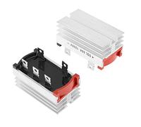 Puente rectificador 2pcs Puente rectificador 3 Fases diodo 50 Amp 1200 V Aluminio