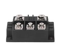 Puente rectificador, 400A 1600V Estructura soldada Rectificador de diodo de Potencia Módulo rectificador de diodo trifásico de 5 terminales para Carga de batería del inversor PWM