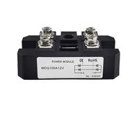Puente rectificador monofásico MDQ100A1600V, 1 unidad, 12 V, 24 V, 36 V, 48 V, 220 V, 480 V, módulo CA-CC, 100 A, 1600 V, rectificador de diodos(MDQ100A12V)