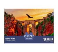 Puente Ronda en español Puzzle De Madera Impermeable DIY Puzzles De 1000 Piezas para Adultos Desafiante Y Estimulante Rompecabezas para Juegos Educativos