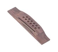 Puente Sattelgitar de Rosewood Vintage de 12 Cuerdas para Reemplazo Guitarras Acústicas con un Acabado Brillante para Músicos Bricolaje y Principiantes