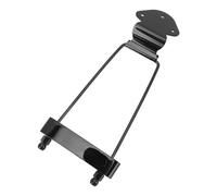 Puente Trapecio de Guitarra, Pieza Trasera de Repuesto de Metal para Guitarra de Jazz de 6 Cuerdas con Tornillos, Adecuado para Guitarras Elctricas y Bajos (BLACK