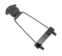 Puente Trapecio para Guitarra Jazz de 6 Cuerdas, Pieza Trasera de Repuesto de Metal para Guitarra Elctrica, con Tornillos a Juego, Cromado (BLACK
