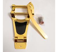 Puente vibrato de trémolo compatible con Bigsby B700 Style Tremolo Vibrato Bridge para Gibson ES-335 y Les Paul Style Archtop guitarra eléctrica semihueca (dorado)