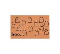 Puentes Alfombra de pasillo de salón, felpudo con diseño de Halloween, linda alfombra de bienvenida para baño, decoración del hogar, alfombra de pelo pequeña redonda (D, 45 x 75 cm)