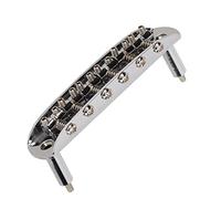 Puentes de Guitarras Tailpiece, Puente de Guitarra Eléctrica Easy Tuning para Jazzmaster(Plata)