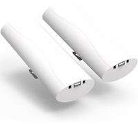 Puentes de Radio Wireless Point to Point para exteriores - 5,8 GHz, alcance 3 KM, extensión WiFi para router Star link Gen 3 & Adaptador Ethernet Gen 2, velocidad 1000 Mbps, antena 14 dBi, impermeable