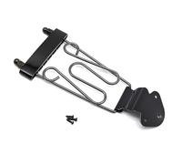 Puentes Y Selletas De Guitarra Puente De Cordal Semihueco De Metal De 6 Cuerdas Para Guitarra De Jazz Archtop(Black)