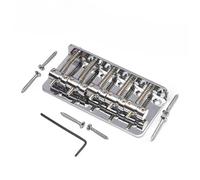 Puentes Y Selletas De Guitarra Tablero De Cuerdas Para Bajo De 5 Cuerdas Puente De Cuerdas Distancia Entre Cuerdas De 16 Mm(Chrome)