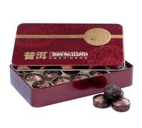 Puer Health Té de Puerh Mini Tuocha Fragante de Arroz Glutinoso Té de Puer en envase de lata