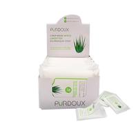 PÜRDOUX - Toallitas para mascarilla CPAP 100% algodón con aloe vera (caja de 120 toallitas húmedas en 12 sobres resellables, 10 toallitas por sobre)