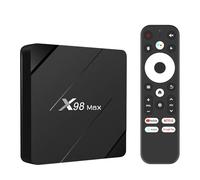Puersit Android TV Box 10.0, X96Mini up to X98MaxWiFi 2GB/ 16B ROM Allwinner H313, Smart TV Box Compatible con 4K HD con Chipset de Cuatro Núcleos, Reproductor Multimedia de Streaming