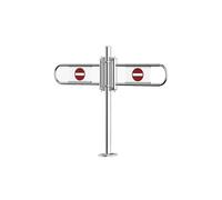 Puerta abatible con cierre automático, puerta de entrada de Metal, puerta abatible Manual duradera for acceso unidireccional seguro al finalizar la compra puerta oscilante(55x100cm)