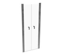 Puerta abatible cuadrada pura de diseño HÜPPE para pared lateral, ancho: 80 c...