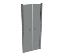 Puerta abatible cuadrada pura de diseño HÜPPE para pared lateral, ancho: 90 c...