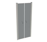Puerta abatible cuadrada pura de diseño HÜPPE para pared lateral, ancho: 90 c...
