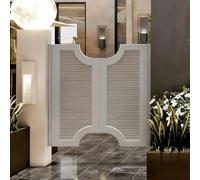 Puerta Abatible De Madera Maciza Para Interiores W71~150cm Macizo Media Partición Cierre Automático 180° Doble Sentido Para Cocina Bar Porche Escalera Separador Espacio(K,127x90cm/WxH)