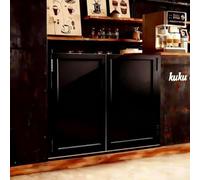 Puerta Abatible De Madera Maciza Para Interiores W71~150cm Macizo Media Partición Cierre Automático 180° Doble Sentido Para Cocina Bar Porche Escalera Separador Espacio(P,125.7x90cm/WxH)