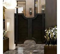 Puerta Abatible De Madera Maciza Para Interiores W71~150cm Macizo Media Partición Cierre Automático 180° Doble Sentido Para Cocina Bar Porche Escalera Separador Espacio(I,150x90cm/WxH)