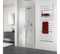 Puerta abatible HSK Exklusiv para nicho, medidas: 100 x 200 cm, 411100-ST-50edelglas, Cabinas de ducha: Colores estándar: ESG transparente con vidrio precioso