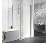 Puerta abatible HSK Exklusiv para panel lateral abatible, medidas: 90 x 200 cm, bisagra de puerta: derecha, 402090-R-SO-50edelglas, Cabinas de ducha: Colores especiales: ESG transparente con vidrio no