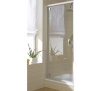 Puerta abatible Kermi IBIZA 2000 KOD 10016, I2KOD100161PK, Color: Silver Matt Gloss Real Glass clear Clean