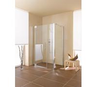 Puerta abatible Kermi PASA XP 1GR 18018, PX1GR180181PK, Color: Silver Matt Gloss Real Glass clear Clean