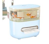 Puerta - Acuario con orificio de alimentación - Cubierta para acuario - Para decoración del hogar, salón, dormitorio, cocina, oficina, apartamento interior