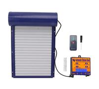 Puerta Automática de Gallina de Pollo, Puertas de Galletas de Pollitos Programables con Control Remoto, Abreer de Puerta de Pollo de Aluminio para Sentido Ligero, Tiempo y (Blue)