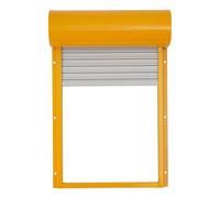 Puerta automática de gallinero con mando a distancia, puerta automática para gallinas, gansos, patos y otras aves pequeñas (amarillo)