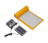Puerta automática de pollo con mando a distancia, impermeable, puerta eléctrica para gallinas con pantalla LCD, temporizador y sensor de luz, 4 modos, puerta de gallina solar, protección inteligente