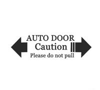 Puerta Automática para cuidado No Tirar Negro Puerta Automática | claro para cuidado no tirar, color negro mate, ideal para vehículos modernos, para fácil lectura(Black)