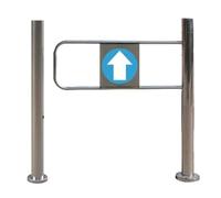 Puerta batiente automática con Resorte, Puerta de Entrada Manual Ancha sin Estructura de Acero con Puerta de Seguridad: Adecuada para mercados, almacenes, bibliotecas y Zonas turísticas.