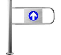 Puerta batiente automática con Resorte, Puerta de Entrada unidireccional para supermercados, Tiendas, bibliotecas y pasillos de fábricas.