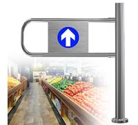 Puerta batiente automática de Metal CNG - Puerta Segura con Carga NG para mercados, almacenes, librerías y entradas de Tiendas - Diseño Universal para una fácil instalación