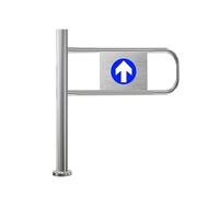 Puerta batiente automática de Seguridad para GNC - Puerta peatonal de Alta Resistencia Adecuada para almacenes, bibliotecas, centros comerciales y Parques - Puerta de Entrada Segura y prácti