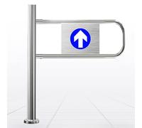 Puerta batiente automática, entrada con mecanismo de resorte para mercados, bibliotecas, tiendas minoristas y parques, soluciones de acceso para zonas de alto tráfico