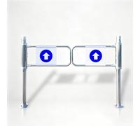 Puerta Batiente Automática Para Entrada De Supermercado,Puerta Batiente Universal De Metal Industrial,Puerta De Paso Peatonal Con Apertura De 90°(190cm/74.8in)