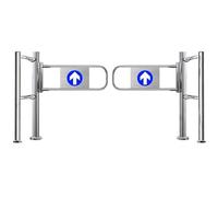 Puerta Batiente Automática Para Entrada De Supermercado,Puerta De Seguridad Bidireccional Con Función De Cierre Automático Metal,180° Barricada Puertas De Acceso,Puertas Peatonal(130cmx100cm)