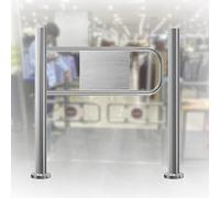 Puerta batiente automática para entrada segura, ideal para mercados, almacenes, bibliotecas y bares, solución de seguridad mejorada, fácil acceso y diseño duradero