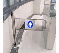 Puerta batiente automática, Puerta unidireccional, Dispositivo de Entrada y Salida, Puerta de Media Cintura Simple y Doble, Puerta de Entrada de Seguridad para escuelas, Tiendas y hospitales