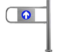 Puerta batiente automática: una Puerta de Seguridad unidireccional sin Acero, Apta para el Acceso peatonal, con un Dispositivo de rotación automática, lo Que la Convierte en una solución IDE